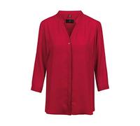 GREIFF Chiffon-Bluse 3/4 Coporate WEAR 6586, Farbe: Rot, Größe: 48