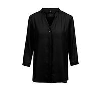 GREIFF Chiffon-Bluse 3/4 Coporate WEAR 6586, Farbe: Schwarz, Größe: 50