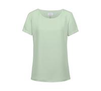 GREIFF Chiffon Damen Chiffon-Bluse Kurzarm Rundhals Regular Mint 54