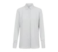 GREIFF Chiffon Damen Chiffon-Bluse Langarm Kent Regular Silbergrau 44