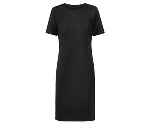 GREIFF Corporate Basic Damen Etuikleid Kurzarm | Greiff Corporate BASIC Damen Etuikleid Kurzarm Rundhals Regular-Fit Polyester/Schurwollmix Stretch OEKO-TEX®