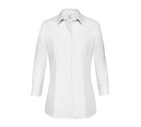 GREIFF Größe 42 Corporate Wear Basic Damen Bluse 3/4-Arm Regular Fit Weiß Modell 6517