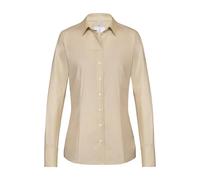 Greiff Größe 34 Corporate Wear Basic Damen Bluse Langarm Regular Fit Beige Modell 6515