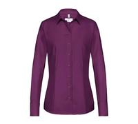 Greiff Größe 46 Corporate Wear Basic Damen Bluse Langarm Regular Fit Brombeere Modell 6515