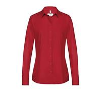 GREIFF Corporate Bluse Damen Basic Regular-Fit Rot 50