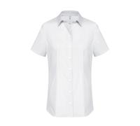 GREIFF Corporate Bluse Damen Basic Regular-Fit Weiß 42