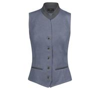 GREIFF Corporate LANDHAUS Damen Jerseyweste Regular-Fit Blau/Grau 34