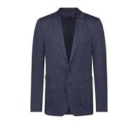 GREIFF Corporate Wear Casual Herren Business-Sakko Reverskragen Regular Fit Polyestermix Oeko TEX® Glencheck Blau 60