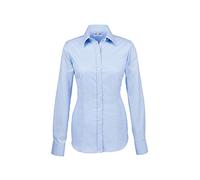 GREIFF Corporate Wear Modern with 37.5 Damen Bluse Langarm Slim Fit Hellblau Modell 6519 Größe 40