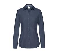 GREIFF Corporate Wear Premium Damen Bluse Regular Fit Langarm Marine Modell 6592 Größe 50