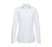 GREIFF Corporate Wear Simple Damen Business-Bluse Langarm Kentkragen Regular Fit Baumwollmix Oeko-TEX® Weiß 34