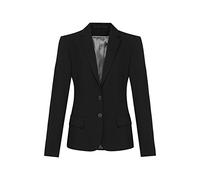 GREIFF Damen-Blazer CF Premium Comfort Fit, 2-Knopf, 2 Pattentaschen, 1 Reißverschluss-Innentasche, Farbe: Schwarz, Größe: 56