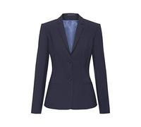 GREIFF Damen-Blazer RF Premium Regular Fit, 2-Knopf, 2 Leistentaschen, Teilungsnähte, Offener Ärmelschlitz, 1 Reißverschluss-Innentasche, Seitenschlitze, Farbe: Marine, Größe: 46