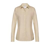 GREIFF Größe 44 Corporate Wear Basic Damen Bluse Langarm Regular Fit Beige Modell 6515