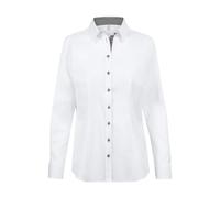 GREIFF Damen-Bluse 1/1 RF Modern 37.5 Kleidergröße 52; weiß/grau