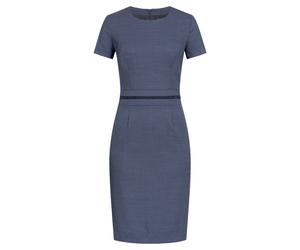 GREIFF Damen-Etuikleid RF Modern 37.5 Pinpoint Kleidergröße 46; blau, Paspelierung blau