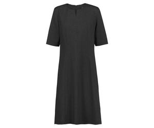 GREIFF Damen-Jerseykleid RF Casual Kleidergröße 34; anthrazit meliert, Paspelierung anthrazit meliert