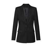 GREIFF Damen Langblazer Modern - Business Sakko Regular Fit - schwarz - Gr. 38