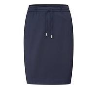 GREIFF Damen -Schlupfrock RF Modern 37.5 Regular Fit, elastischer Bund mit Tunnelzug, 2 Seitentaschen, voll gefüttert, Länge 60 cm, Farbe:Dunkelblau, Größe 46