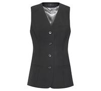 GREIFF Damen-Weste CF Premium Comfort Fit, 4-Knopf, 2 Leistentaschen, 1 Brustleistentasche, 1 Innentasche, Stoffrücken, Farbe: Anthrazit, Größe: 44