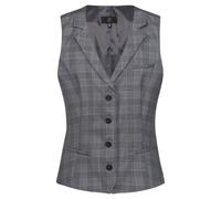 Greiff Damen Weste Glencheck Regular Fit Grau XL