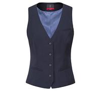 GREIFF Damen-Weste RF Premium Regular Fit, 4-Knopf, 2 Leistentaschen, 1 Brustleistentasche, 1 Innentasche, Stoffrücken, Farbe: Marine, Größe: 48