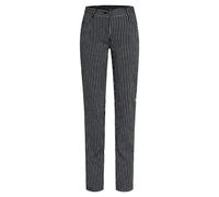 GREIFF Gastro Moda Cuisine Damen Kochhose 5-Pocket Regular Fit, Bekleidungsgröße: 32, Farbe: s/w gestreift