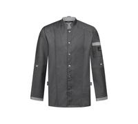 GREIFF Gastro-Moda Cuisine Herren Kochjacke, denimoptik anthrazit, 4XL