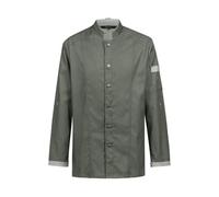 GREIFF Gastro-Moda Cuisine Herren Kochjacke, denimoptik grün, XXL