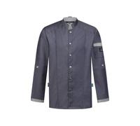 GREIFF Gastro-Moda Cuisine Herren Kochjacke, denimoptik Marine, L