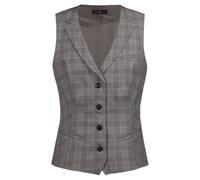 GREIFF GASTRO MODA Damen Kellner-Weste Regular-Fit Glencheck Blau XS