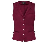 GREIFF GASTRO MODA Damen Kellner-Weste Revers Regular Fit Bordeaux 3XL