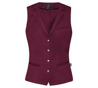 GREIFF Gastro Moda Damen Kellner-Weste Revers Regular Fit Bordeaux XS