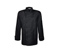 Greiff Kochjacke verdeckte Druckknöpfe schwarz M