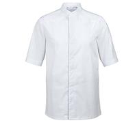 GREIFF Gastro Moda Herren Cuisine Premium Kochjacke Kurzarm Regular-Fit Weiß XL