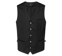 GREIFF GASTRO MODA Herren Kellner-Weste Revers Regular-Fit, 3XL, schwarz