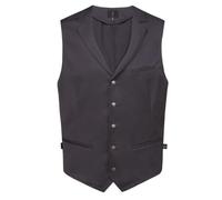GREIFF GASTRO MODA Herren Kellner-Weste Revers Regular-Fit, M, anthrazit