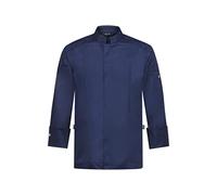 GREIFF Gastro Moda Herren Kochjacke Benjamin Maerz mit Reißverschluss Regular Fit Dunkelblau Modell 5593 Größe S
