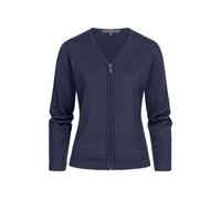 Greiff Greiff Damen-Strickjacke Regular Fit Essentials 6052 M dunkelblau