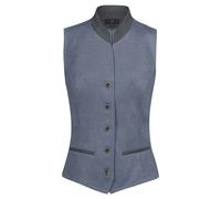 Greiff Greiff Damen-Weste Regular Fit Casual Landhaus 17000 44 Blau