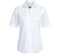 GREIFF Größe 38 Corporate Wear Premium Damen Bluse Kurzarm Comfort Fit Weiss Modell 6565 1201
