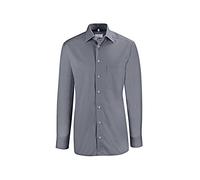 GREIFF Größe 39/40 Corporate Wear Basic Herren Hemd Regular Fit Langarm Anthrazit Modell 6665