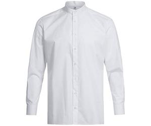 Greiff Größe 39/40 Gastro Moda Service Herren Hemd Regular Fit Langarm Stehkragen Weiss Modell 6772 1121