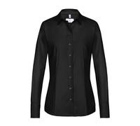 Greiff Größe 40 Corporate Wear Basic Damen Bluse Langarm Regular Fit Schwarz Modell 6515