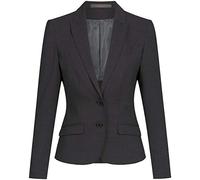 GREIFF Größe 40 Corporate Wear Modern with 37.5 Damen Blazer Slim Fit Schwarz Pinpoint Modell 1426