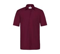Größe 41/42 Greiff Corporate Wear Basic Herren Hemd Regular Fit Halbarm Bordeaux Modell 6666