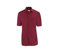 GREIFF Größe 41/42 Corporate Wear Basic Herren Hemd Regular Fit Halbarm Bordeaux Modell 6666