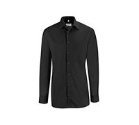 GREIFF Größe 41/42 Corporate Wear Basic Herren Hemd Regular Fit Langarm Schwarz Modell 6665
