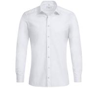 GREIFF Größe 41/42 Corporate Wear Basic Herren Hemd Slim Fit Langarm Weiss Modell 6720 1123
