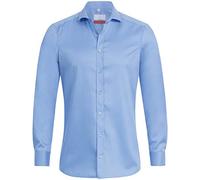 GREIFF Größe 41/42 Corporate Wear Premium Herren Hemd Slim Fit Langarm Mittelblau Modell 6763